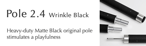 Pole 2.4 Wrinkle Black